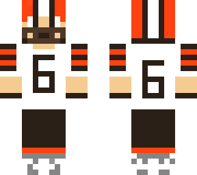 baker mayfield (2020)- white and brown