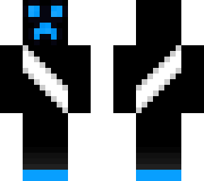 black and cyan creeper