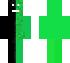 black and green man