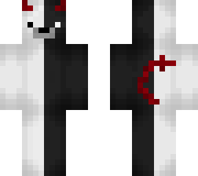 black and white bear devil