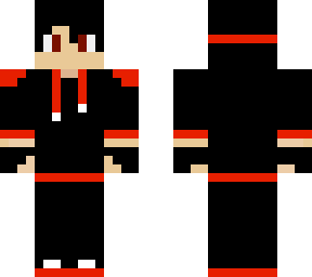 black n red cool boy