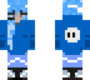 blue girl/nonbinary