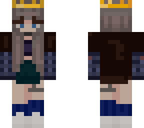 blue grunge girl