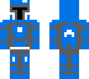 blue mandalorian