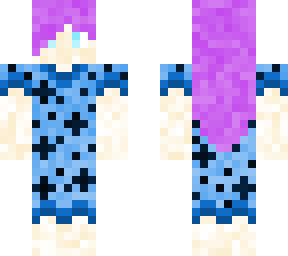 blue princess in pj's