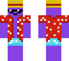 blurple beach man