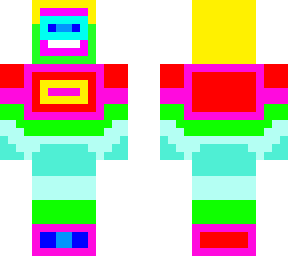 colourful, greedy robber
