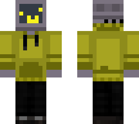 computer but with yellow hoodie