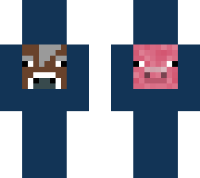 cow and pig