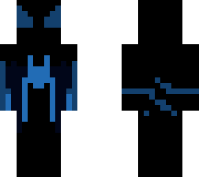 dark blue, and black spider man