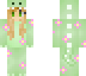 dino onesie itscassie13 (added flowers and grn eyes) by: chariyorki