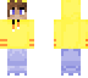 duck inspired hoodie person :>