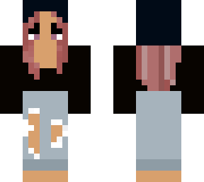 emo hoodie girl