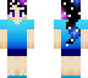 galaxy hair female