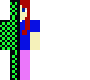 glitchy girl