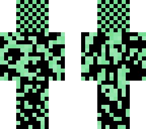 green checkered head
