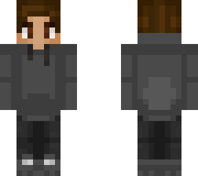 greyed with brown hair