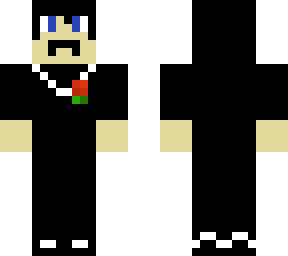 guy with a tuxedo skin