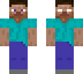 half herobrine half steve