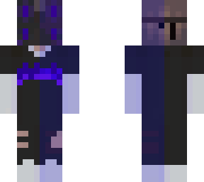 mc ethan bunny mask purple
