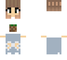 minecraft grass block hoodie (girl)