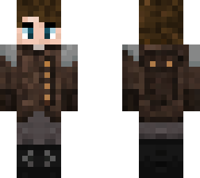 my character with steampunk jacket