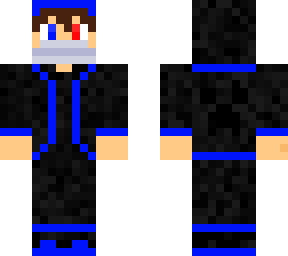 neon blue fighter