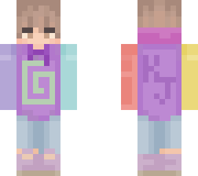 pastel karl w/ jeans