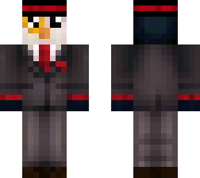 penguin in a suit