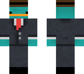 perry the platypus with a suit