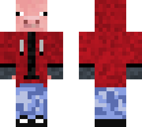 pig with hoodie