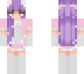 pink and purple maid