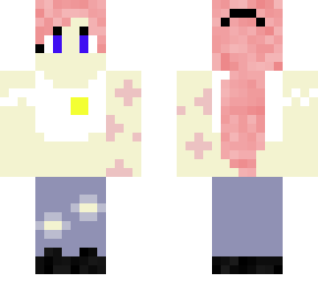 pink haired girl