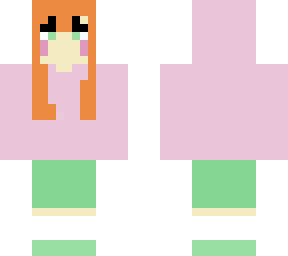 pink hoodie girl