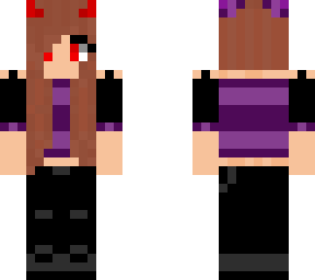 purple devil girl