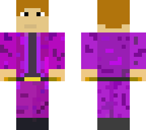 purple suit guy