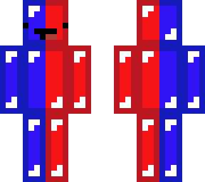 red / fire + blue / water skeppy