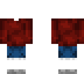 red jersey blue jeans outfit