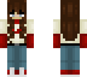 red turtleneck under white t shirt