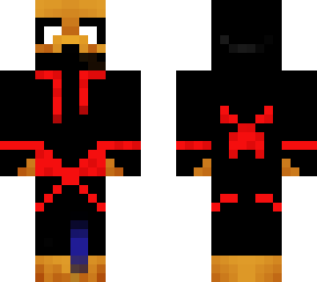 skin mikecrack con campera roja