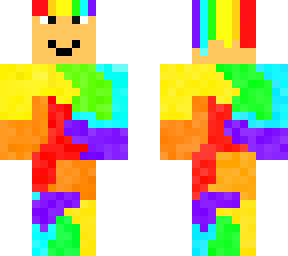 spiral rainbow skin