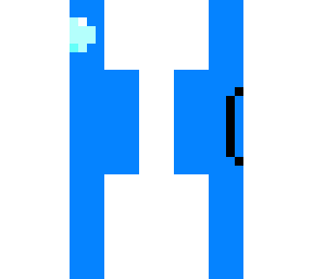 this is not a collab just a half blue crewmate