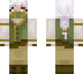 white hair lad elf