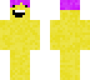 yellow baby with purple amazon hat
