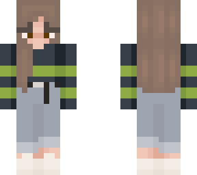 black and green sweater