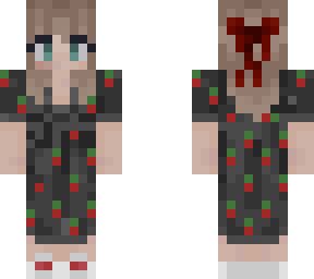 black strawberry dress remake