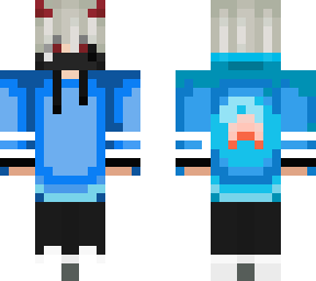 blue demon boy