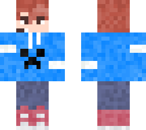 blue gamer boy