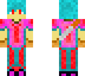 blue haired assassin
