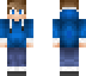 blue hood boy
